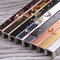 201 304 316L Grade Rose Gold Black Bronze Color T Solid Shape Stainless Steel Tile Edge Trim For Tile Protection