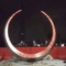 Full Moon Hairline Stainless Steel Sculptures Outdoor Art Zr-Brass ASTM 316