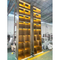 SUS316 Zr Brass Stainless Steel Display Cabinets Wall With LED Light