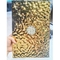 Gold Color Stainless Steel Sheet Mirror Big Water Waving 201J1 Honeycomb Wall Cladding
